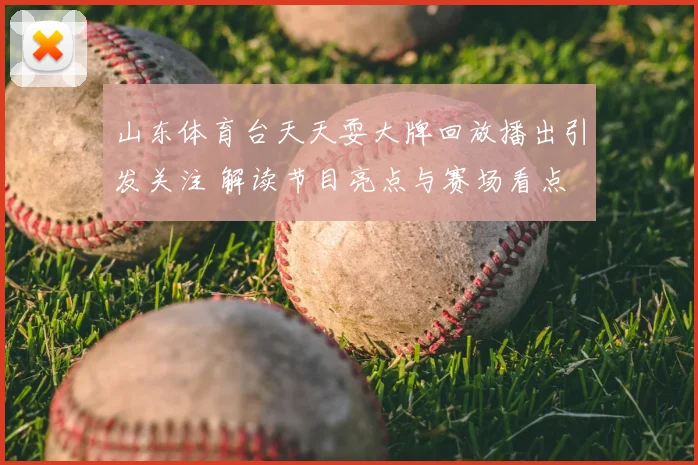 山东体育台天天耍大牌回放播出引发关注 解读节目亮点与赛场看点